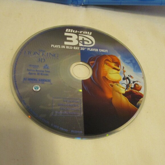 Disney 3D Diamond Edition Lion King 4 Disc Graphic Blu Ray Movie Set - Picture 8 of 11